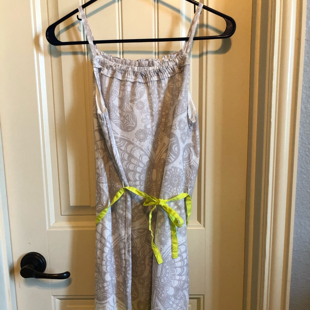 Green and Grey Sundress